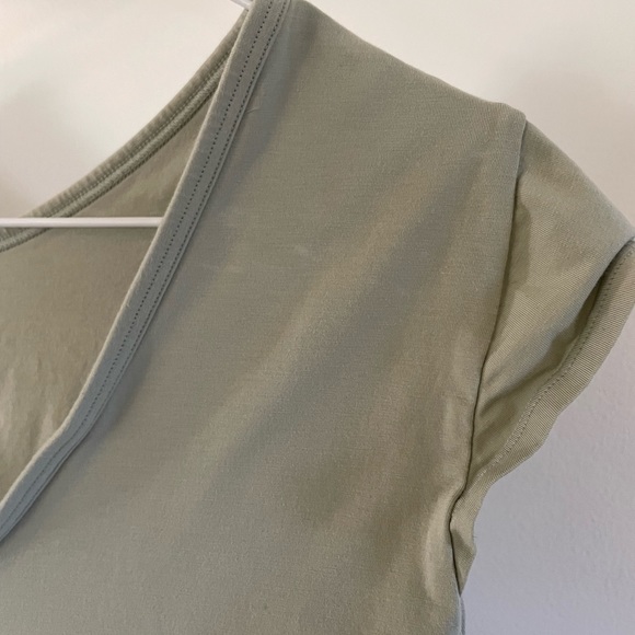 Everlane Sea Foam Thong Leotard BodySuit- Size Small - Picture 5 of 5